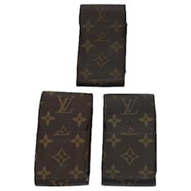 Louis Vuitton-Cigarreira Louis Vuitton Monogram 3definir Autenticação LV 60817-Monograma