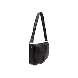 Autre Marque-Black Pablo Paris Leather Shoulder Bag-Black