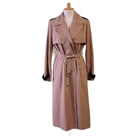 Gabardina larga Claudie Pierlot Camello