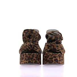Saint Laurent-SAINT LAURENT  Sandals T.eu 38.5 leather-Brown