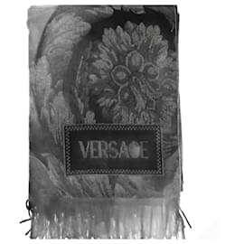 Versace-VERSACE Echarpes T.  Wool-Noir