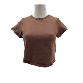 Madewell top T.International S Cotone Marrone