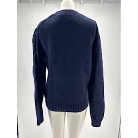 Polo Ralph Lauren-POLO RALPH LAUREN  Knitwear T.International M Wool-Navy blue