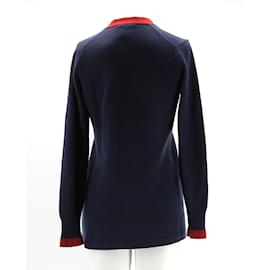 Chanel-CHANEL  Knitwear T.fr 34 cashmere-Navy blue
