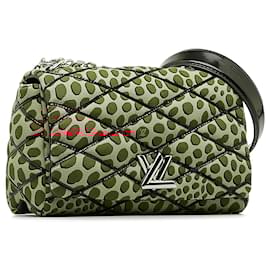 Louis Vuitton-Louis Vuitton Pink Jungle Dots Malletage GO 14 PM-Pink,Red