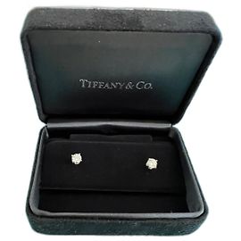 Solitaire Diamantstecker von Tiffany & Co Weiß