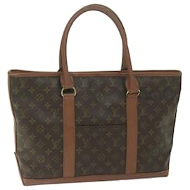 Louis Vuitton-LOUIS VUITTON Monogram Sack Weekend PM Hand Bag M42425 LV Auth bs10623-Monogram