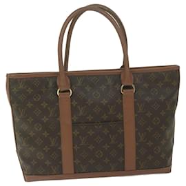 Louis Vuitton-LOUIS VUITTON Monogram Sack Weekend PM Hand Bag M42425 LV Auth bs10623-Monogram