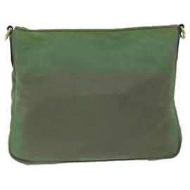 Prada-PRADA Shoulder Bag Nylon Green Auth 61234-Green