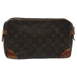 Louis Vuitton-Louis Vuitton Monogram Compiegne 28 Clutch Bag M51845 LV Auth bs10568-Monogram