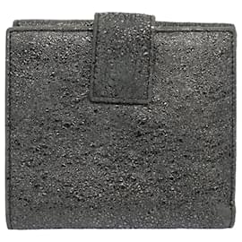 Saint Laurent-SAINT LAURENT Cartera Piel Plata Auth hk980-Plata