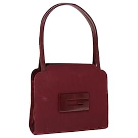 Gucci-GUCCI Sac à main Toile Rouge Auth ep2504-Rouge