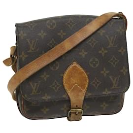 Louis Vuitton-LOUIS VUITTON Monogram Cartouchiere MM Shoulder Bag M51253 LV Auth ar11000-Monogram