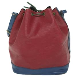 Louis Vuitton-Bolsa LOUIS VUITTON Epi Trico cor Noe Vermelho Azul Verde M44084 LV Auth ar10970b-Vermelho,Azul,Verde