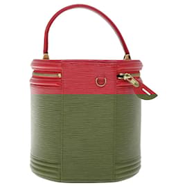 Louis Vuitton-LOUIS VUITTON Epi Cannes Hand Bag Red M48037 LV Auth bs10551-Red