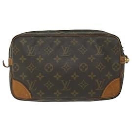 Louis Vuitton-LOUIS VUITTON Monogram Marly Dragonne GM Clutch Bag M51825 LV Auth 61260-Monogram