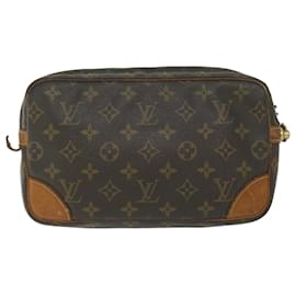 Louis Vuitton-LOUIS VUITTON Monogram Marly Dragonne GM Clutch Bag M51825 Auth LV 61260-Monogramme