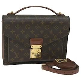 Louis Vuitton-Louis Vuitton Monogram Monceau 28 Hand Bag 2way M51185 LV Auth 61558-Monogram