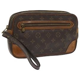 Louis Vuitton-LOUIS VUITTON Monogramm Marly Dragonne GM Clutch Bag M.51825 LV Auth 60726-Monogramm