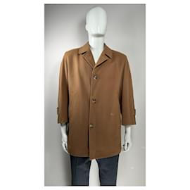 Burberry-Men Coats Outerwear-Brown