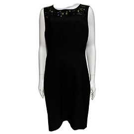 Diane Von Furstenberg Robe ornée DvF Mackenzie Noir