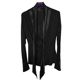 Givenchy Seidenbluse Schwarz Schwarz
