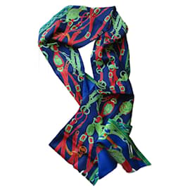 Hermès Sciarpa in seta 'Gala spose'. Multicolore