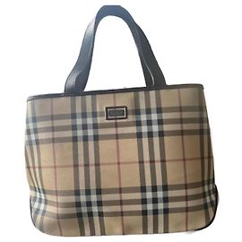 Burberry Handbag Beige Cloth Beige
