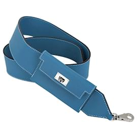 Hermès-Hermes Kelly pocket strap-Blue