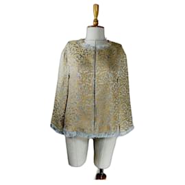 Escada, Jackets & Coats, Escada Wool Silk Brown Coat Winter Long Coat  Luxury Size 38