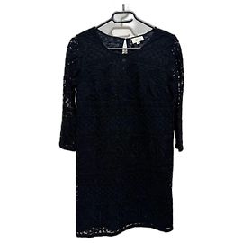Vestido de encaje negro SéZane de algodón Negro