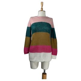 Marella i Blues Pullover Alpakawolle Mohair Mehrfarben