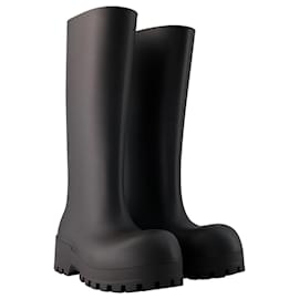 Balenciaga-Bulldozer Boots - Balenciaga - Leather - Black-Black