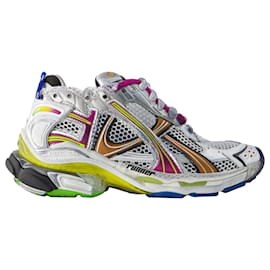 Balenciaga-Runner Sneakers - Balenciaga - Mesh - Multicolor-Other,Python print