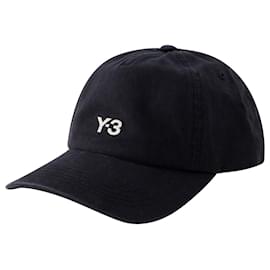 Y3-Papà Cap - Y-3 - Cotone - Nero-Nero