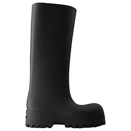 Balenciaga-Bulldozer Boots - Balenciaga - Leather - Black-Black