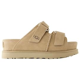 Ugg-W Goldenstar Hi Sandals - UGG - Leather - Sand-Brown