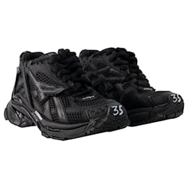 Balenciaga-Runner Sneakers - Balenciaga - Mesh - Black Matt-Black