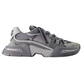 Dolce & Gabbana Baskets Airmaster - Dolce&Gabbana - Cuir - Gris Gris