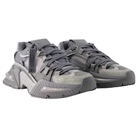 Dolce & Gabbana-Airmaster Sneaker - Dolce&Gabbana - Leather - Grey-Grey