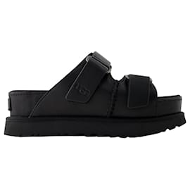 Ugg-W Goldenstar Hi Sandals - UGG - Leather - Black-Black