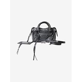 Balenciaga-Navy mini City bag-Navy blue
