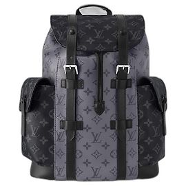 Louis Vuitton Eclipse del monograma de LV Christopher PM Gris