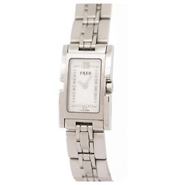 FRED R RELÓGIO10-100 28 RELÓGIO MM QUARTZO PALÁDIO AÇO Prata