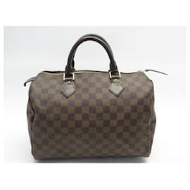 Louis Vuitton-Louis Vuitton schnelle Handtasche 30 N41531 HANDTASCHE AUS EBENHOLZ KARIERTEM CANVAS-Braun