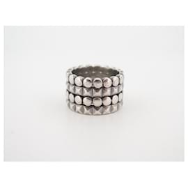 Mauboussin-MAUBOUSSIN RING TENNESSEE ROAD T55 STERLING SILVER SILVER RING BAND-Silvery