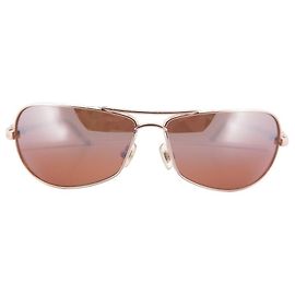 Chrome Hearts OCCHIALI DA SOLE CUORI CROMATI ROSSO GRIGIO E ORO OCCHIALI DA SOLE DORATI E GRIGIO Grigio