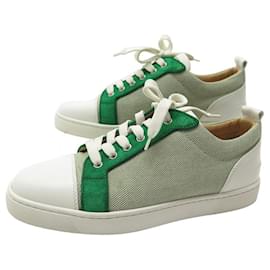 Christian Louboutin-NEW CHRISTIAN LOUBOUTIN LOUIS JUNIOR ORLATO SHOES 42 SNEAKERS SHOES-Green
