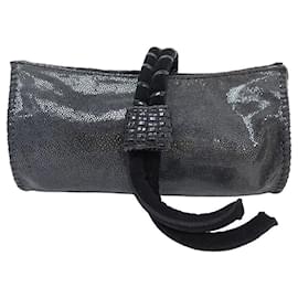 Malo-NUOVA BORSA A MANO MALO POUCH RE8BBH9/E2469 BORSA A POCHETTE IN PELLE GALUCHAT-Nero