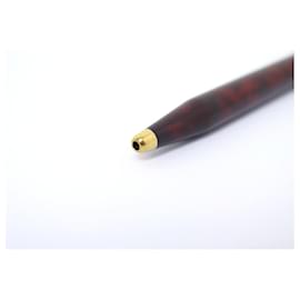St Dupont-VINTAGE ST DUPONT MONTPARNASSE BALLPOINT PEN IN CHINESE LACQUER LACQUER PEN-Brown